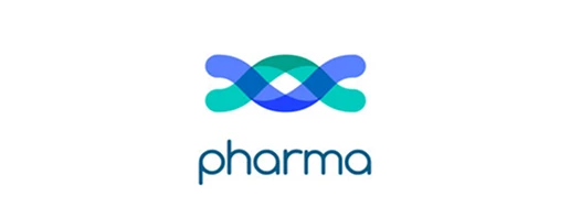 Minimalist geometric design with orange rectangular shapes and gray borders on white background